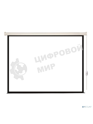Экран с электроприводом Lumien Eco Control 229x305 см (раб. область 221х297 см) Matte White черная кайма по периметру 4:3