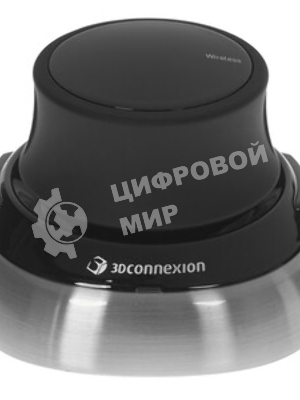 Мышь беспроводная 3DConnexion SpaceMouse Wireless (3DX-700115) черный/серебристый, радиоканал, Bluetooth, USB, кнопки - 2