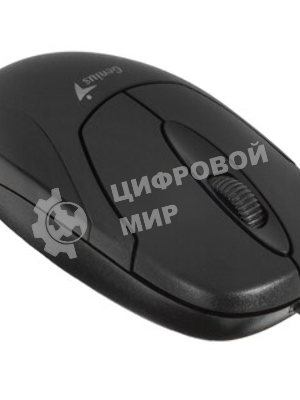 Мышь проводная Genius XScroll V3 черный, 1000 dpi, USB, кнопки - 3