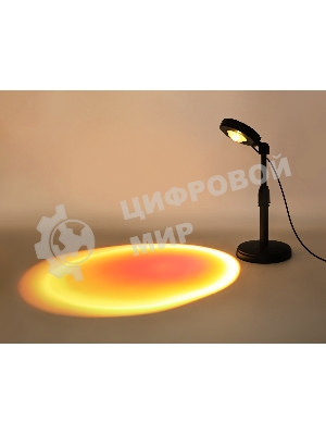 Атмосферная светодиодная настольная лампа Ambrella light DE8385 BK черный LED RGB 3W (ПДУ RGB)