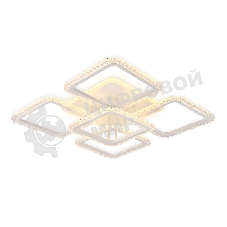 Потолочный светодиодный светильник FA5301 WH белый 140W 770*770*130 (ПДУ РАДИО 2.4)