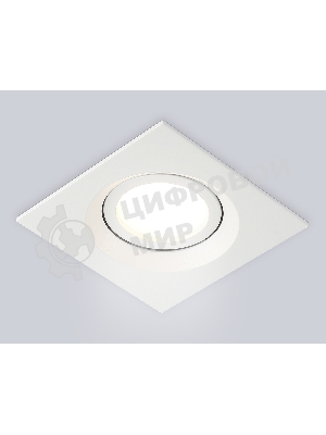 Встраиваемый поворотный точечный светильник Ambrella light TN102743 WH белый IP20 GU5.3 95*95*25