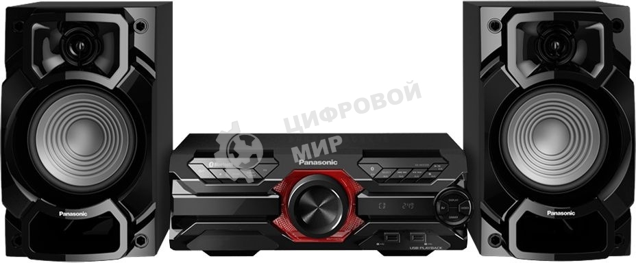 Минисистема Panasonic SC-AKX320GSK черный 450Вт/CD/CDRW/FM/USB/BT