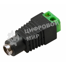 Разъем питания Rexant гнездо 2.1х5.5 с клеммной колодкой