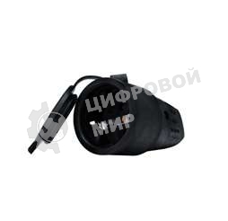 Разъем штепсельный с заземл. каучук 16А 250В IP44 (еврослот) UNIVersal 602228