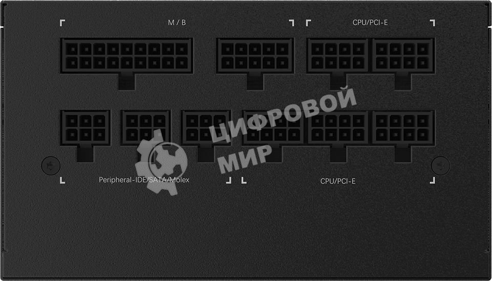 Блок питания Gigabyte GP-P850GM RTL, 850Вт, 80 PLUS Gold, 120мм, модульный, черный