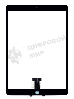 Сенсорное стекло (тачскрин) для Apple iPad Air 10.5 2019 (A2153, A2123, A2154, A2152) черное OEM