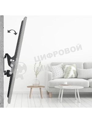 Кронштейн для телевизора Hama 00220814 черный 32