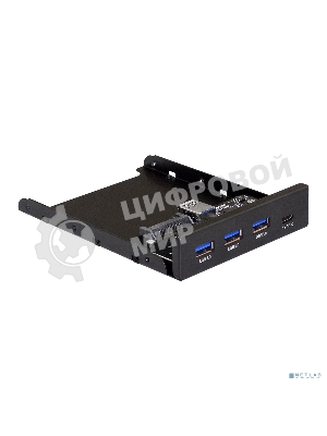 Планка USB на переднюю панель ExeGate U3H-623, 3,5