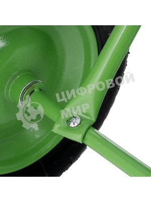 Тачка садовая Сибртех 2-х колесная, грузоподъемность 120 кг, объем 65 л