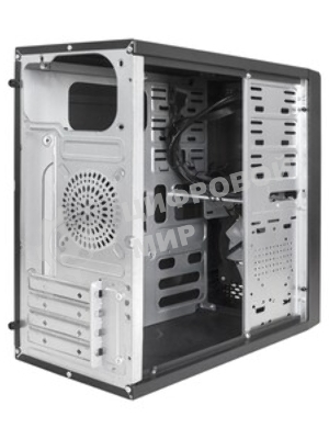Компьютерный корпус Minitower ExeGate mEVO-7807-NPX500 (mATX, БП 500NPX 12см, 1хUSB+1хUSB 3.0, черный 1x12см с RGb подсветкой)