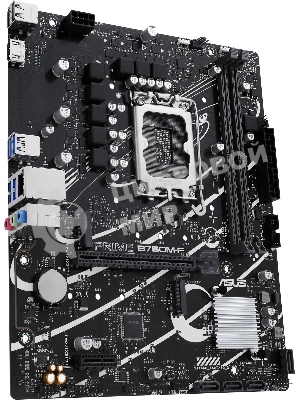 Материнская плата ASUS PRIME B760M-F, LGA 1700, Intel B760, 2xDDR5, 4xSATA, 2xM.2, 1xPCIe 4.0 x16, 1xPCIe 3.0 x1, 1xHDMI, 1x1Gb LAN, 4xUSB-A 5Gbps, 2xUSB-A 2.0, 7.1, mATX
