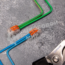 Соединительная клемма многоразовая Rexant 2-х проводная, прозрачная (0,08-4 мм²), (5 шт.)