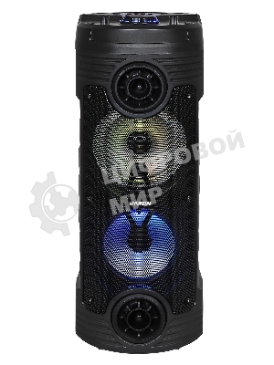 Минисистема Hyundai H-MC170 черный 80Вт/FM/USB/BT/SD/MMC