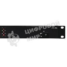 Автоматический ввод резерва ELEMY RACK ATS, 1U, 220В, 16А, OLED, Ethernet, in (2) C20, out (1) C19 (9) C13