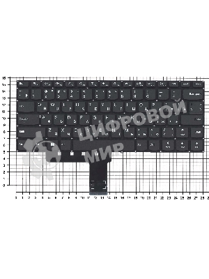 Клавиатура для ноутбука Lenovo IdeaPad 310-14ISK черная