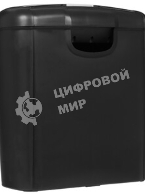 Шредер ГЕЛЕОС УД10-2, DIN P-2 (2 ур-нь секр.), полоса 5,8мм, 8 лист (70г/м2), пл.карты/скобы, 10 литров