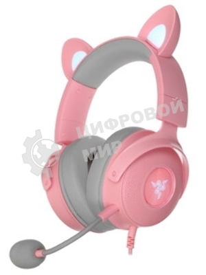 Гарнитура Razer Kraken Kitty V2 Pro розовый, проводная, USB, подсветка