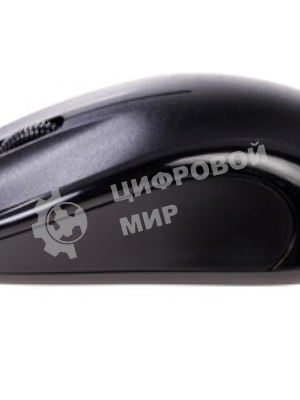 Мышь проводная Oklick 185M черный, 1200 dpi, USB, кнопки - 3
