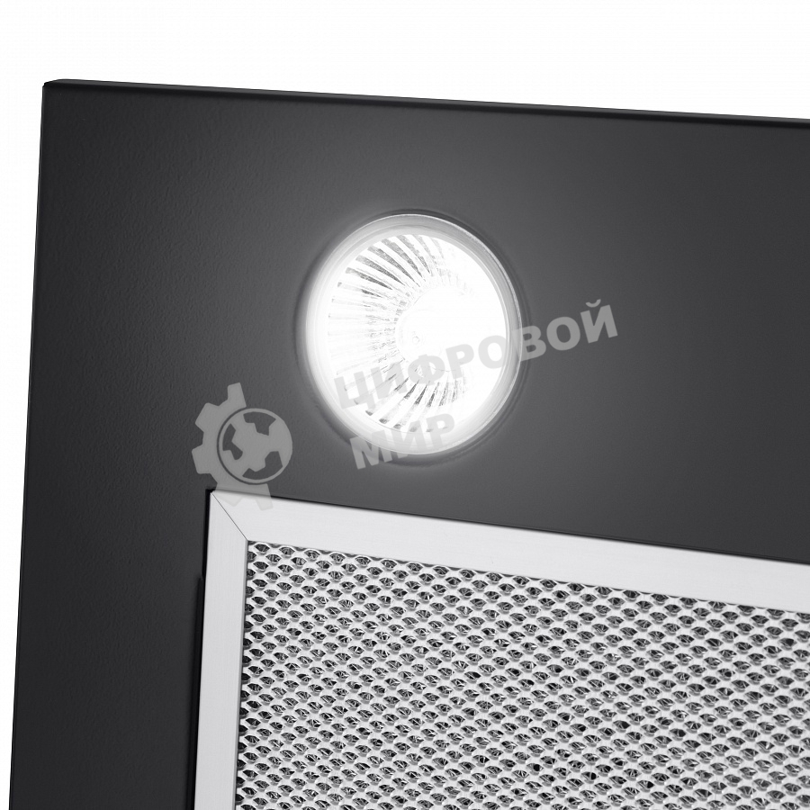 Вытяжка встраиваемая Maunfeld Crosby Singl 60 черный, 60 см, 850 куб. м/ч, 48 дБ