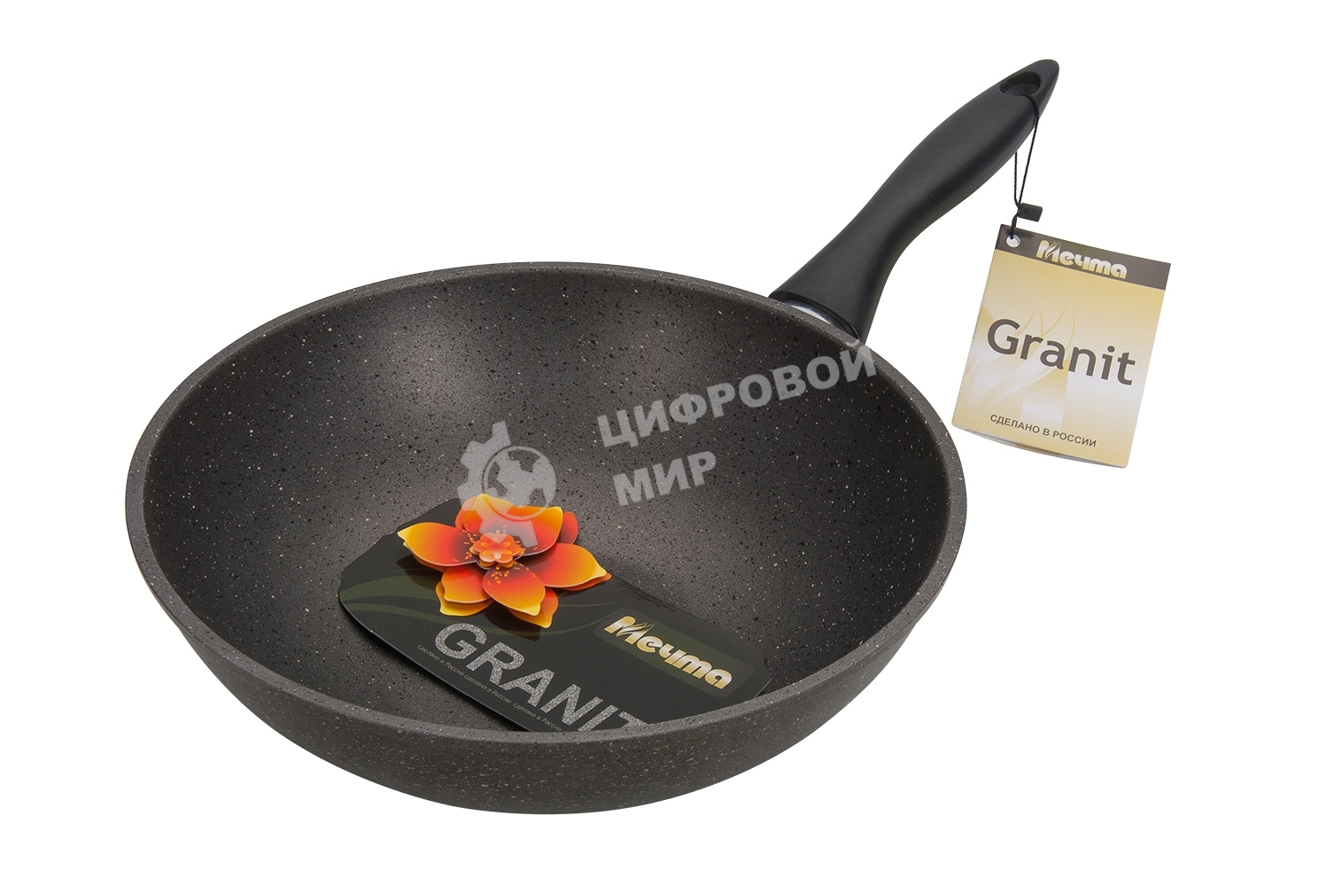 Сковорода Мечта 78701 Гранит 28 см, 78701 Сковорода ВОК 28 см, 