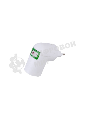 Переходник Rexant цокольный 250 В~E14 с выключателем