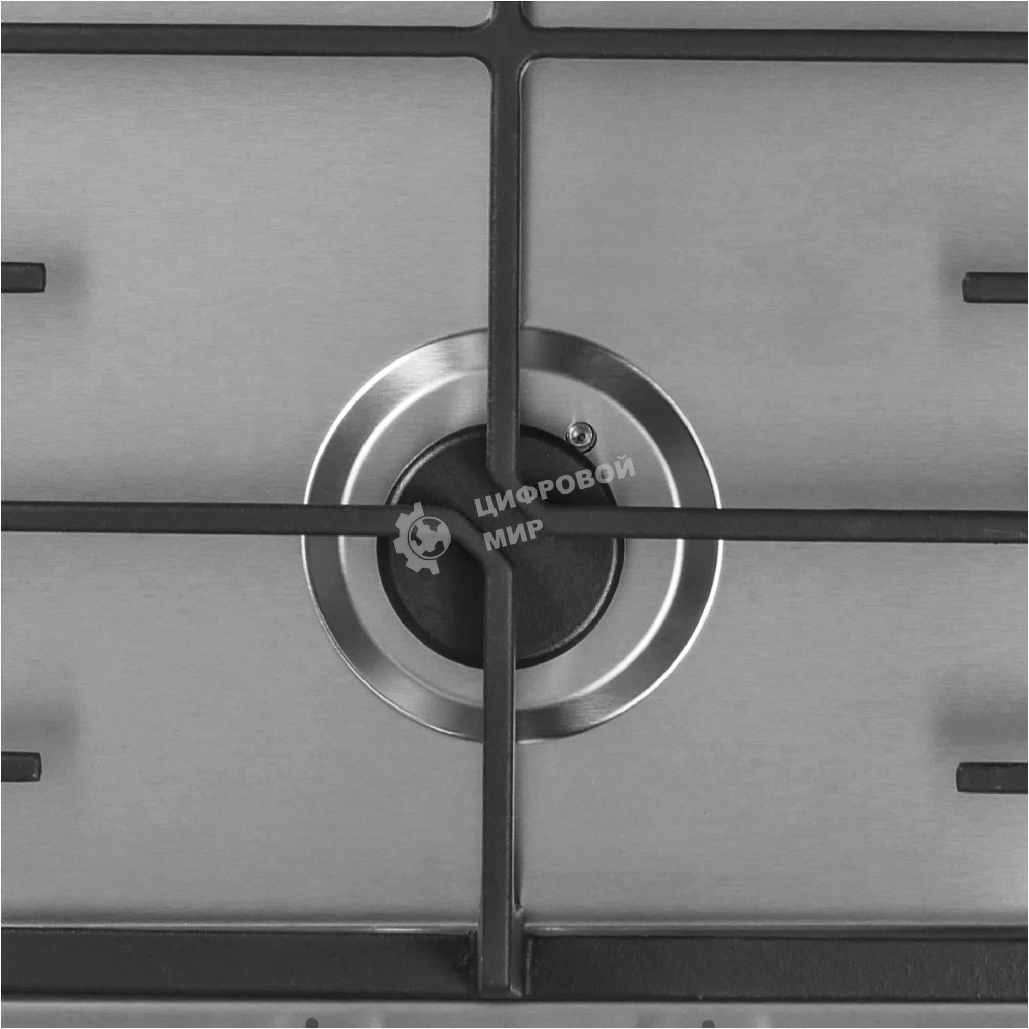 Газовая варочная панель LEX GVS 321 Inox 4000Вт 2 комфорки нерж.сталь