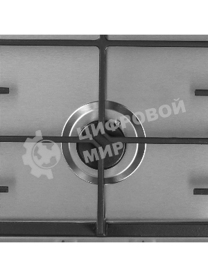 Газовая варочная панель LEX GVS 321 Inox 4000Вт 2 комфорки нерж.сталь
