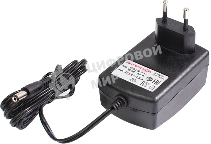 Устройство зарядное ИНТЕРСКОЛ ДА-14,4ЭР,1.5А,18В, Li-ion 2401.015