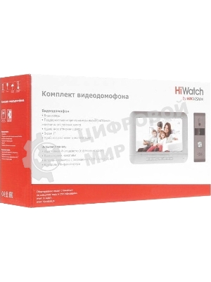 Видеодомофон Hikvision DS-D100KF белый