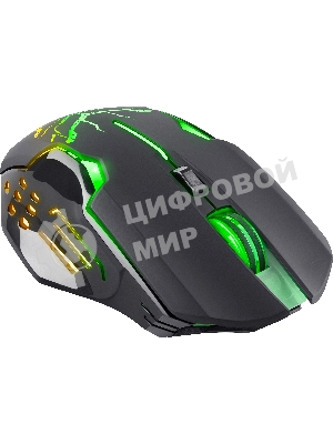 Мышь беспроводная Defender Katana GM-511 черный, 3200 dpi, радиоканал, USB, кнопки - 6