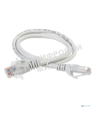 Коммутационный шнур ITK (патч-корд), cat.5e UTP, 2м, серый Патч-корд, cat.5e UTP, 2м, серый