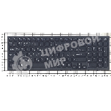 Клавиатура для ноутбука Sony Vaio VPC-EE VPCEE черная с черной рамкой