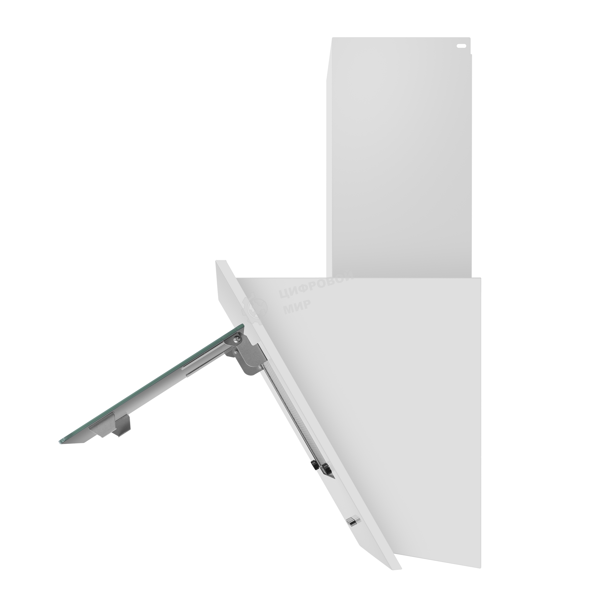 Вытяжка наклонная Maunfeld Tower 60 белый, 60 см, 700 куб. м/ч, 66 дБ