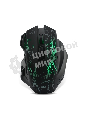 Мышь проводная Crown Gaming CMXG-601 черный, 1800 dpi, USB, кнопки - 7