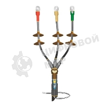 Муфта кабельная концевая наружной установки 10кВ КНТпН 3х(150-240мм) с болтовыми наконечниками Нева-Транс Комплект 22020122