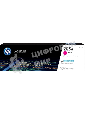 Картридж лазерный HP CF533A (HP 205A) пурпурный для HP LaserJet M180/M181 900 страниц.