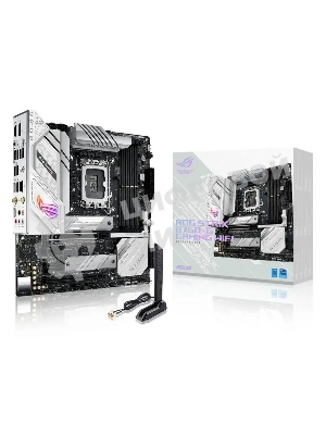 Материнская плата ASUS ROG STRIX B760-G GAMING WIFI, LGA 1700, Intel B760, 4xDDR5, 4xSATA, 2xM.2, 1xPCIe 5.0 x16, 1xPCIe 4.0 x4, 1xHDMI, 1xDP, 1x 2.5Gb LAN, 1xUSB-A 3.2 Gen 2, 2xUSB-A 3.2 Gen 1, 4xUSB-A 2.0, 1xUSB-C 3.2 Gen 1, 1xUSB-C 3.2 Gen 2x2, 5x3.5 мм, 7.1, mATX