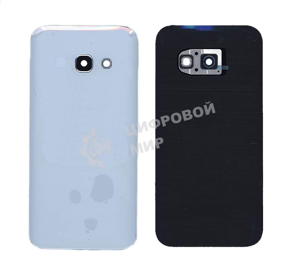 Задняя крышка для Samsung A320 Galaxy A3 (2017) синий