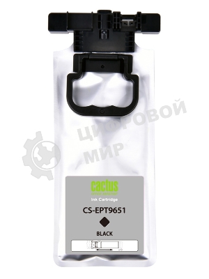 Картридж струйный Cactus CS-EPT9651 черный (187мл) для Epson WorkForce Pro WF-M5299DW/M5799DWF