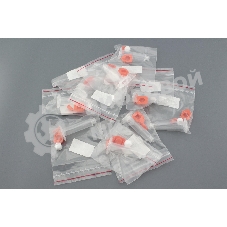 Промышленный шприц 5 мл с красной крышкой 10 шт