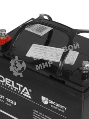 Батарея Delta DT 1233 (33 А\ч, 12В) свинцово- кислотный аккумулятор