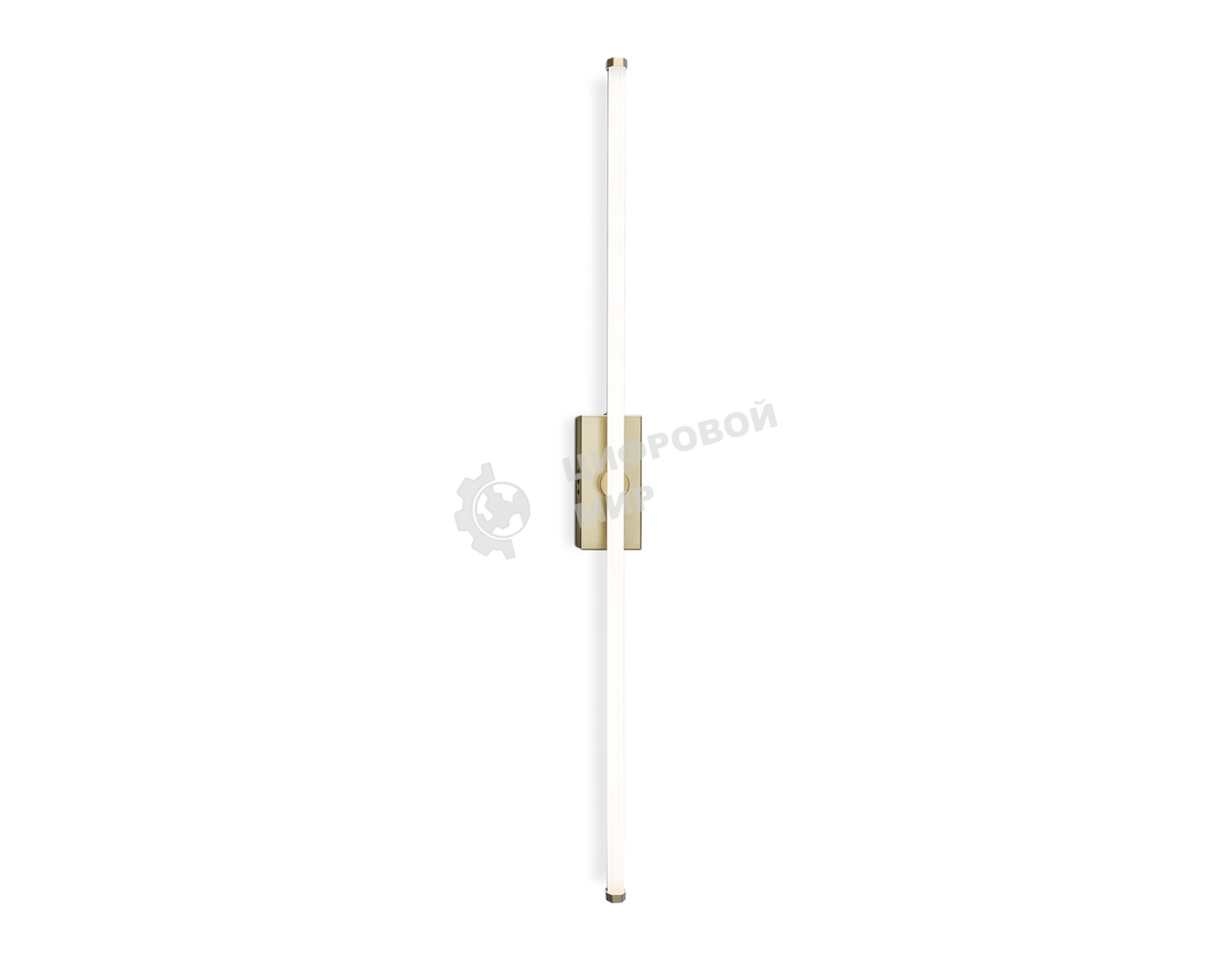 Настенный светодиодный светильник Ambrella light FL6124 GD золото 14W 3000K-6400K 610*45*80
