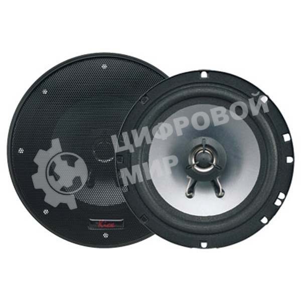 Колонки автомобильные Kicx PD-652 80Вт 92дБ 4Ом 16см (6дюйм) (ком.:2кол.) коаксиальные двухполосные