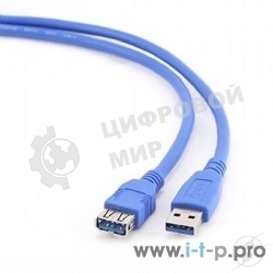 Кабель Gembird PRO USB 3.0 удлинительный 1.8м AM/AF позол. контакты, пакет