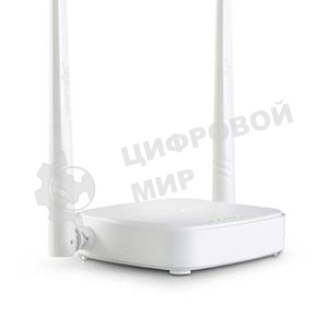 Сетевое оборудование Tenda N301 маршрутизатор 802.11n, до300Мбит/с, 2T2R, LAN: 3х10/100Мбит/с, WAN: 1х10/100Мбит/c, 2 внешние антенны 5дБи
