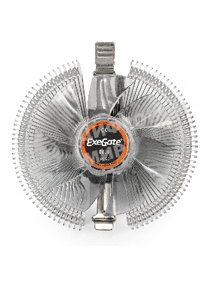 Кулер для процессора ExeGate EE90 серебристый, 90 мм, алюминий, 2200 об/мин, 22 дБ, 3 pin, 75 Вт, 45 мм