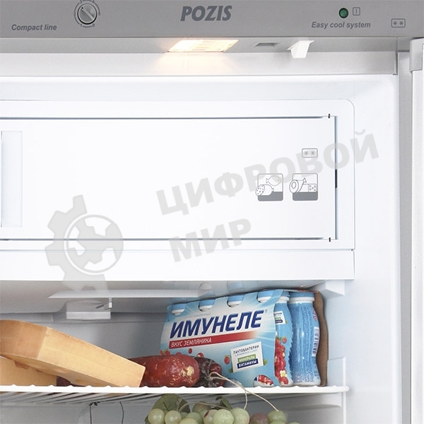 Холодильник Pozis RS-411 серебристый однокамерный 84/14 л морозилка сверху