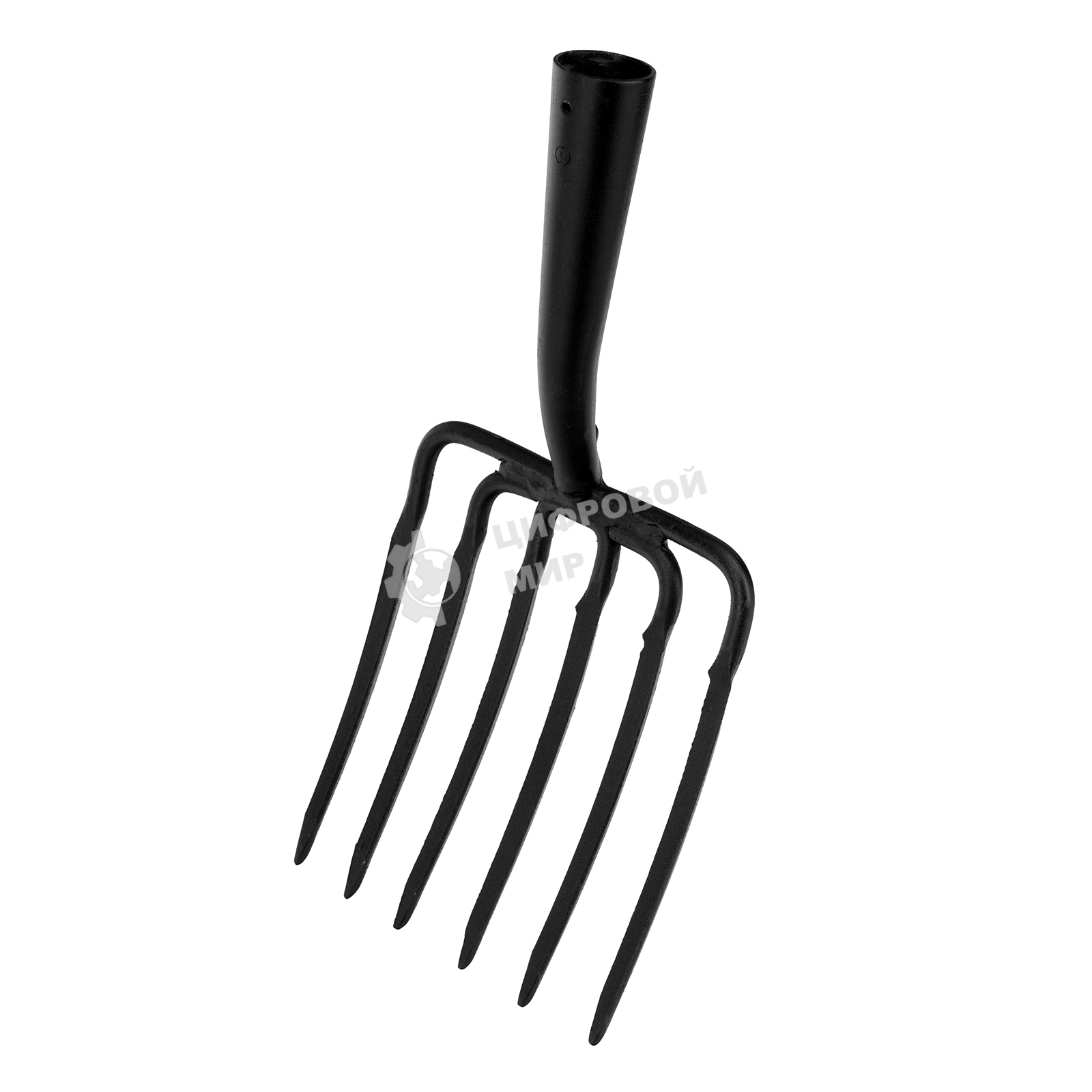 Вилы 6-х рогие, копальные, 195х220 мм, кованые, без черенка, АРТИ