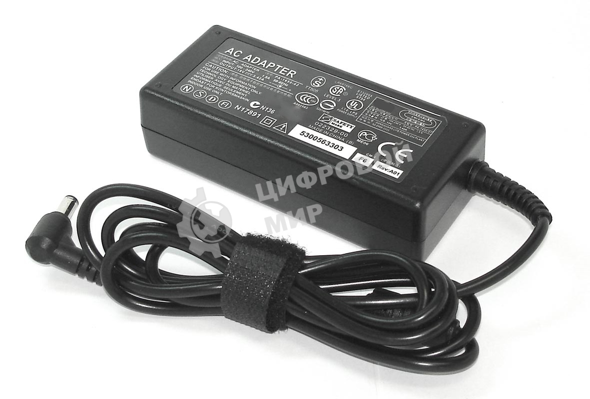 Блок питания (сетевой адаптер) для ноутбуков Delta 19V 3.42A 5.5x2.5, REPLACEMENT